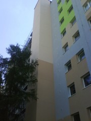 Oprava a náter fasády výťahových šácht